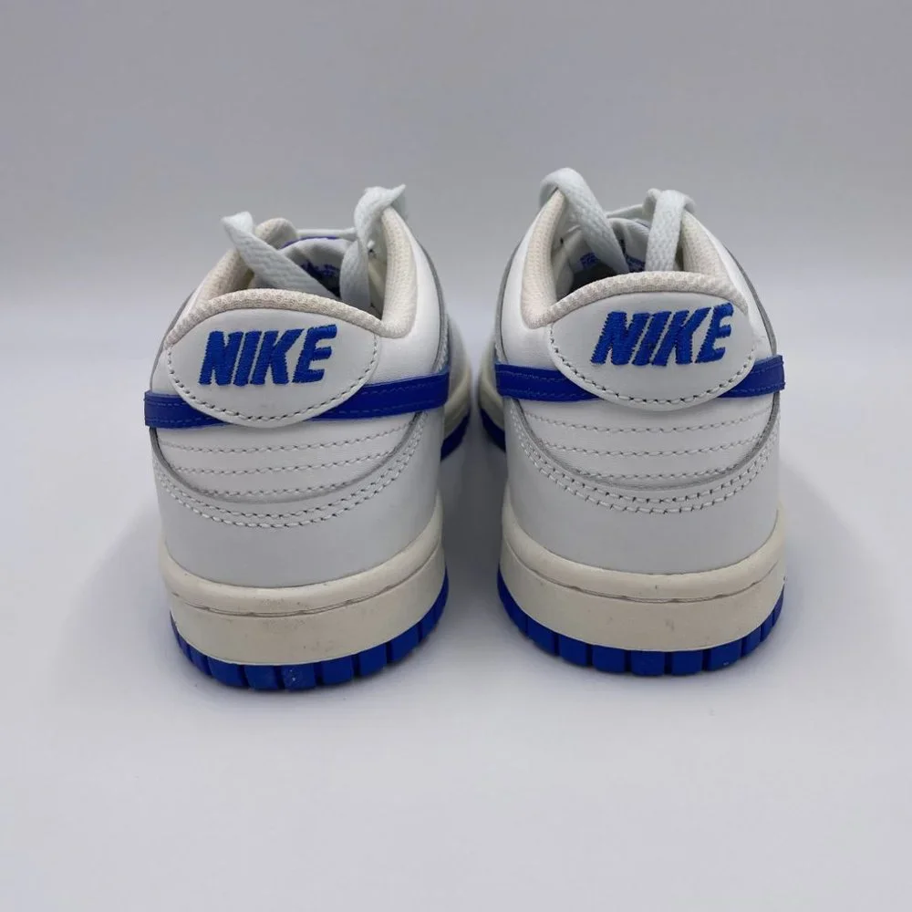 Nike Dunk Low White / Royal Blue Womens Shoes